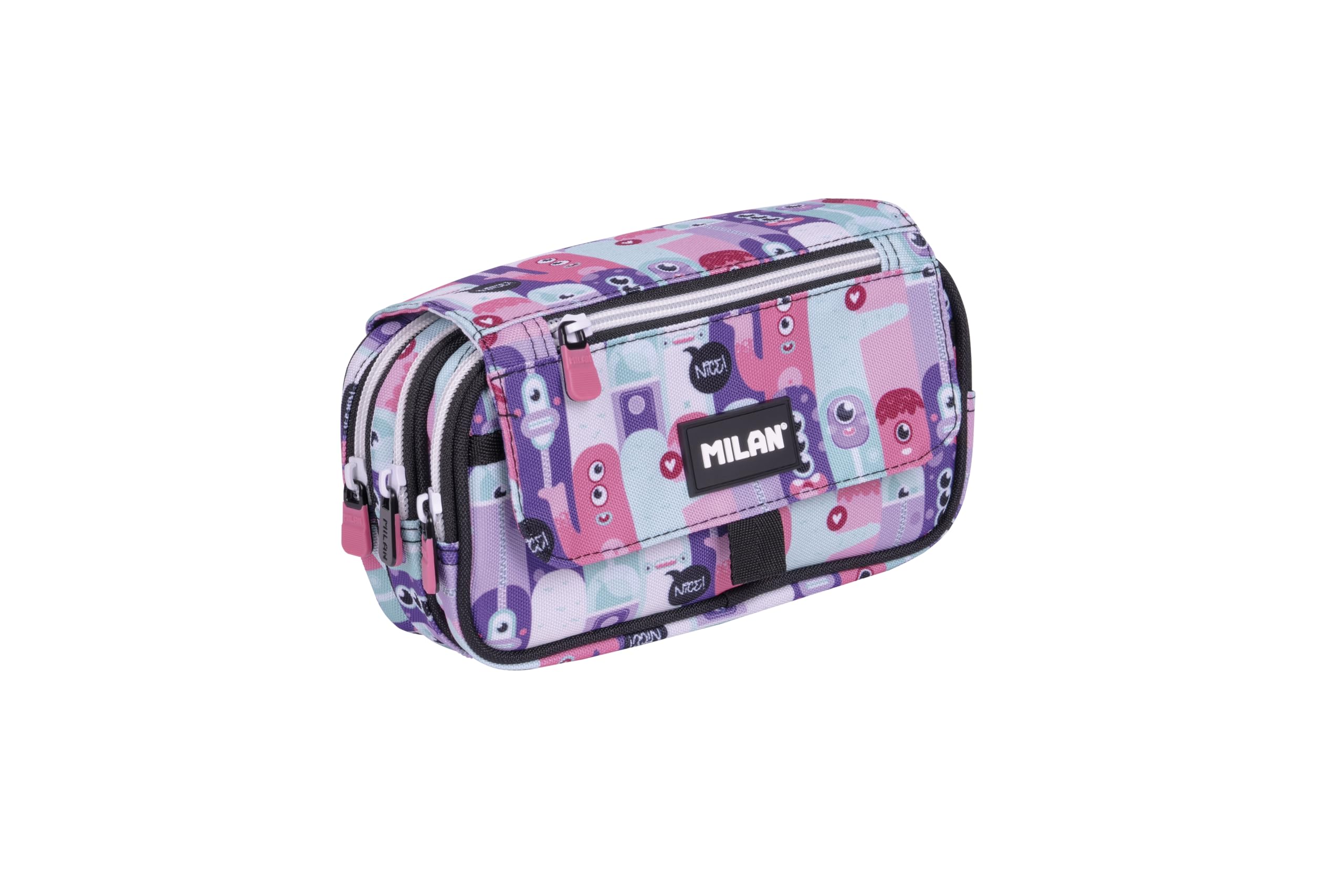 MILAN® Aliens 2 Special Series 4 Zip Pencil case with Flap