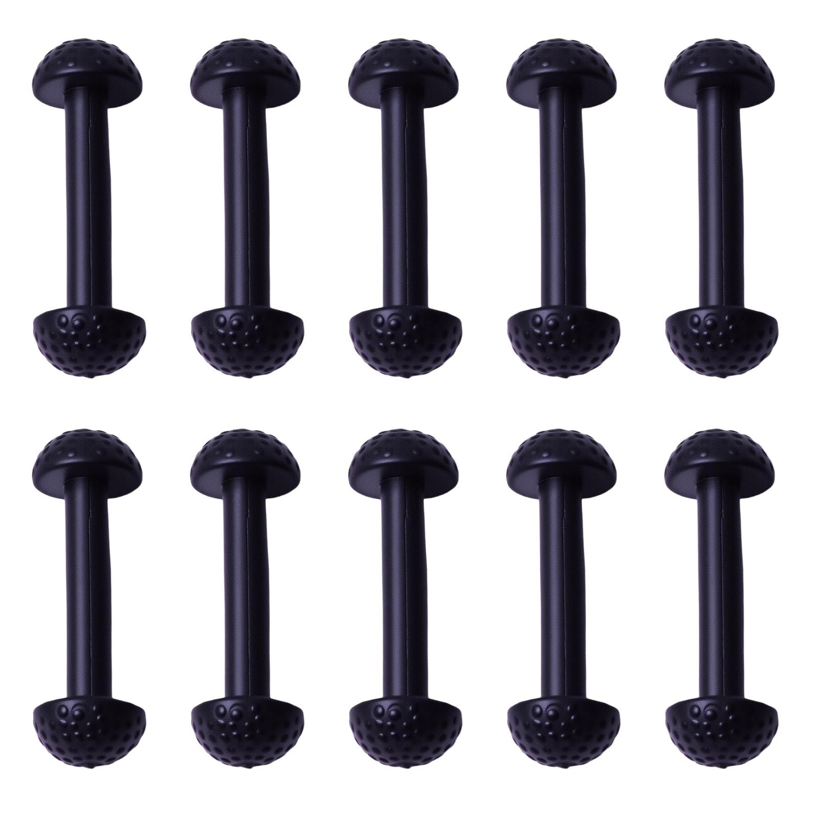10pcs Motu Leg Band Replacement Connectors Fit for Vintage Figures Black Rubber