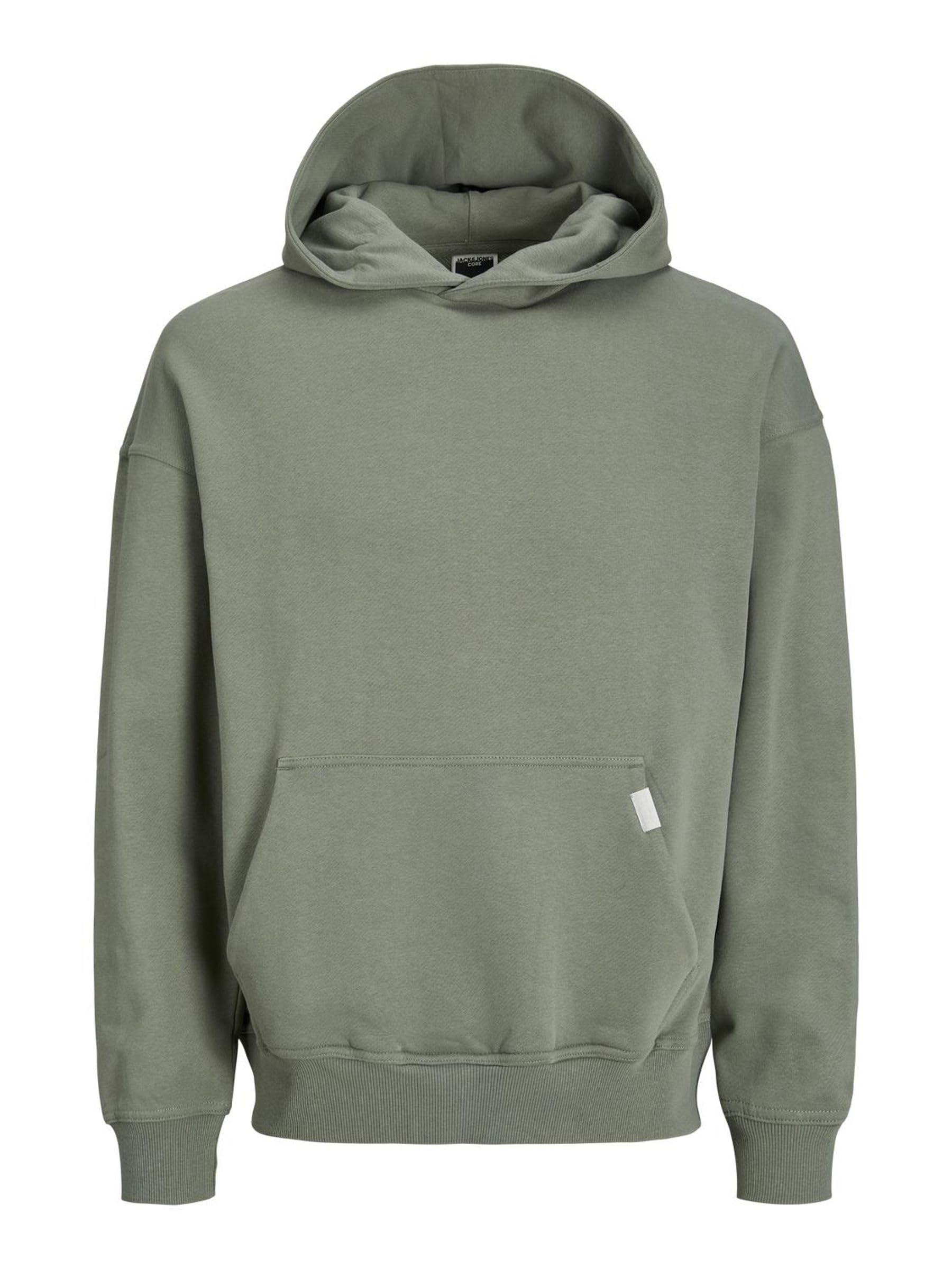 JACK & JONES Male Kapuzenpullover Einfarbig Kapuzenpullover
