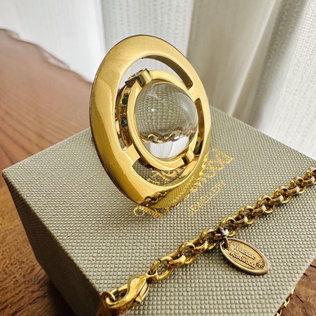 希少/工房刻印 VivienneWestwood スモールオーブ ゴールド Vivienne Westwood - 希少/工房刻印 VivienneWestwood スモール