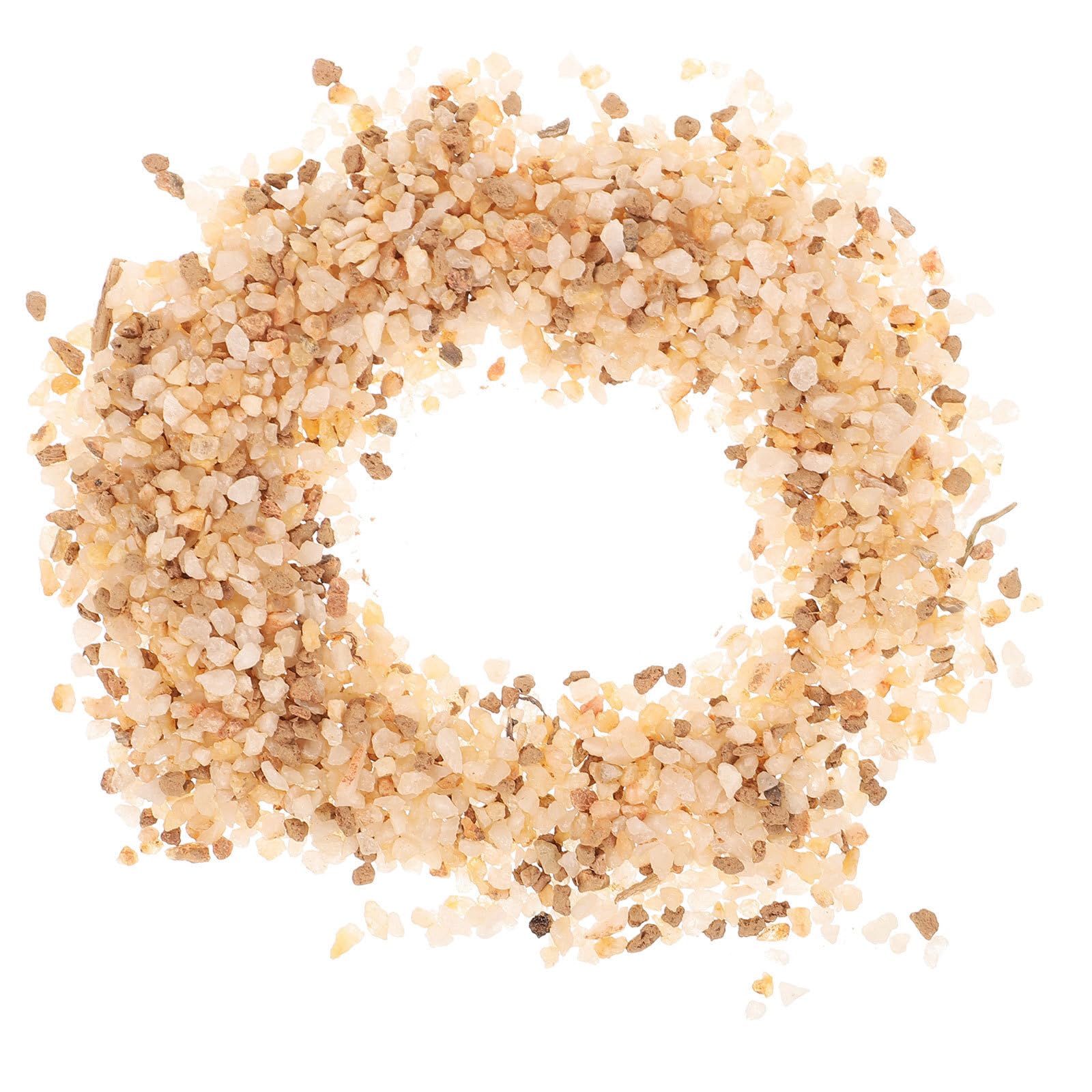 Piedras Decorativas para Plantas 600g, Beige, Pulidas y Redondeadas