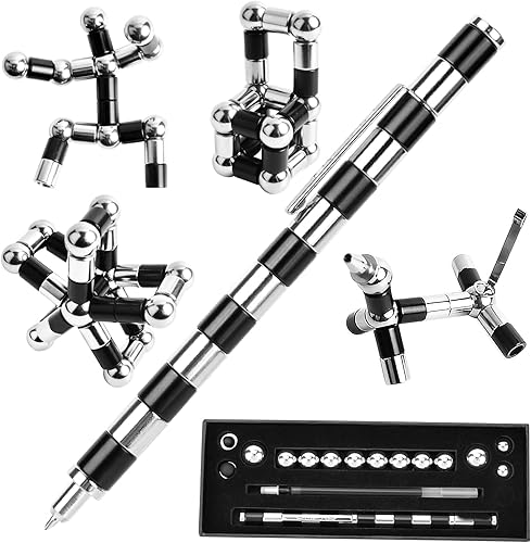 BolĂgrafo de juguete, bolĂgrafo magnĂ©tico de metal de descompresiĂłn, bolĂgrafo magnĂ©tico de escritura multifunciĂłn, regalo para niños o amigos BolĂgrafo de juguete, bolĂgrafo magnĂ©tico de metal de descompresiĂłn, bolĂgrafo magnĂ©tico de escritura multifunciĂłn, regalo para niños o amigos