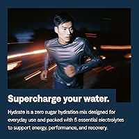 Vista 2 de UCAN Hydrate - Mezcla de bebidas con electrolitos (paquete variado, 12 paquetes de barritos) sin azúcar, apta para dieta cetogénica, vegana, sin