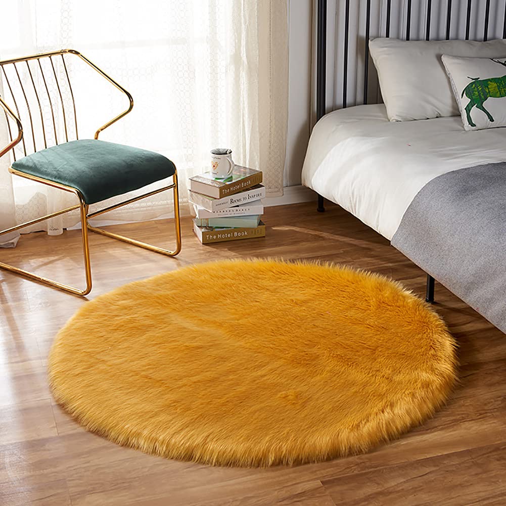 Alfombras antideslizantes para dormitorio mullido Ruby Lil textura suave