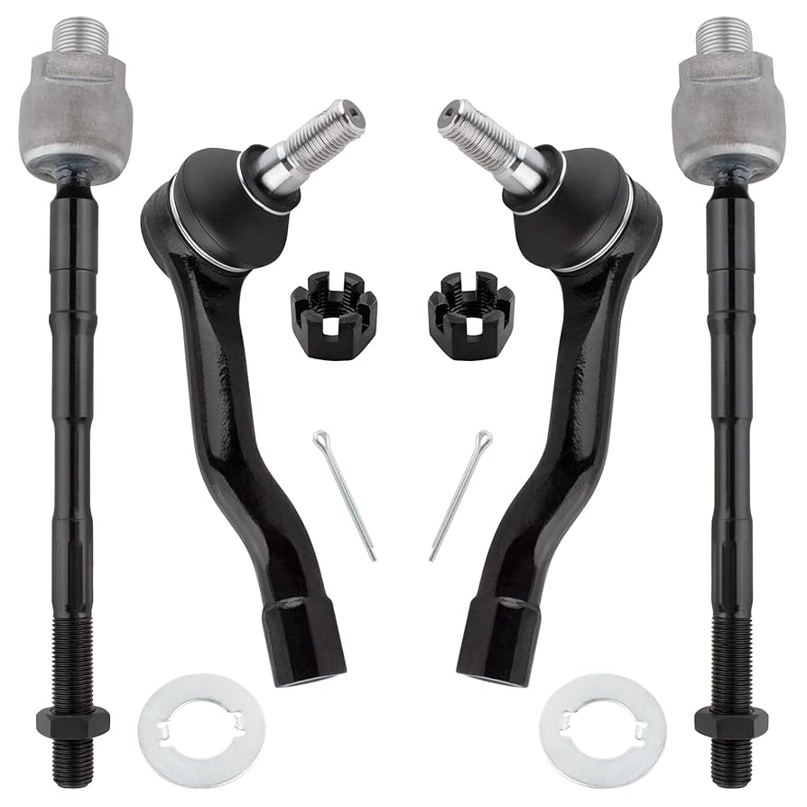 Amazon.com: BOXI 4pcs Front Inner Outer Tie Rod Set Fit for