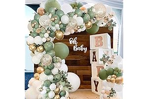 Gihoo 127pcs Olive Green Balloon Garland