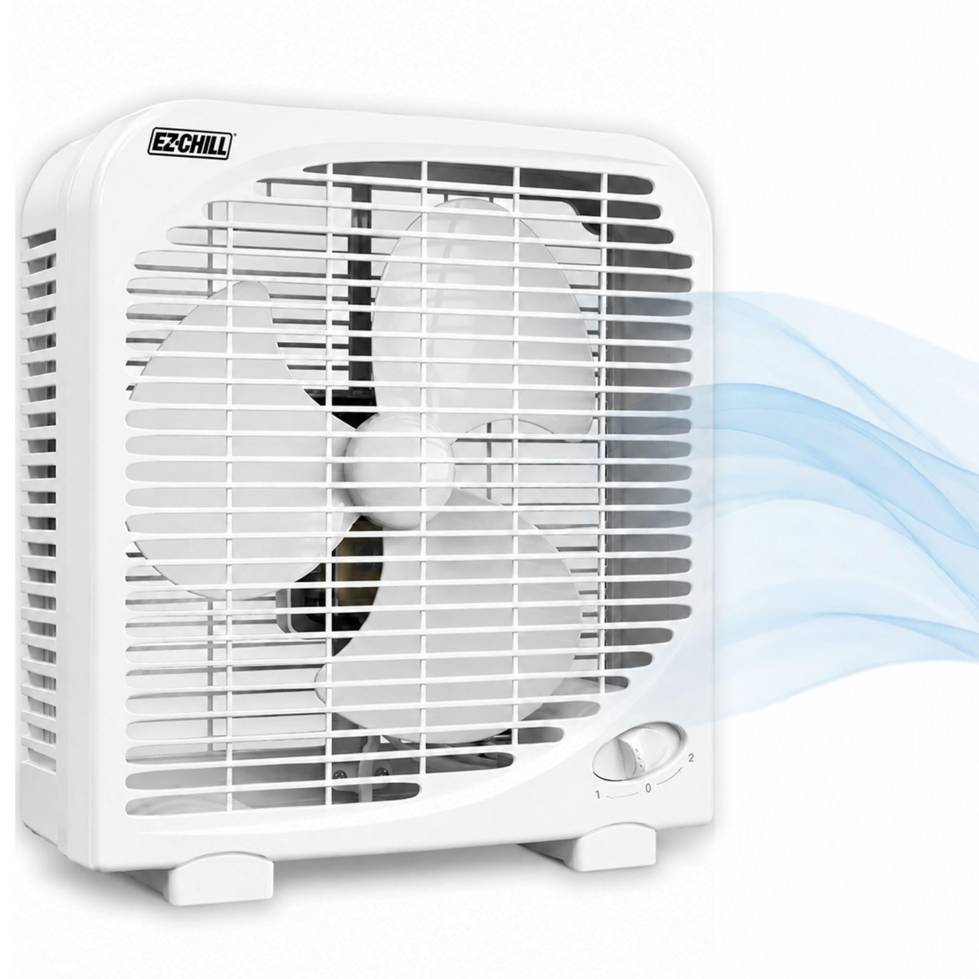 EZ-CHILL 9" Electric Portable 2-Speed, Quiet Box Fan, Ideal for Home, Bedroom, Dorm, & Office, BP-9B-image-14
