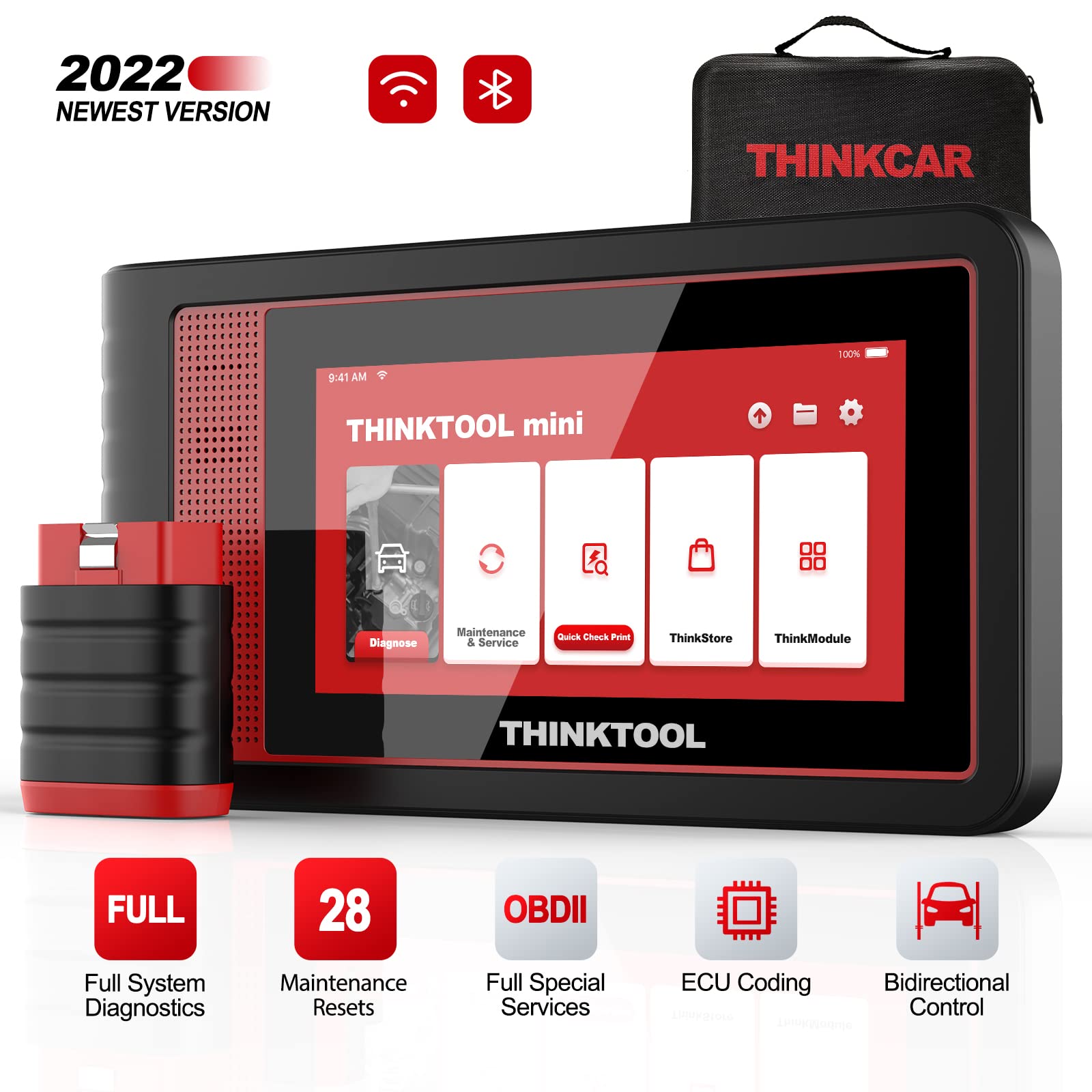 Thinkcar Thinktool Mini Full System Professional Diagnostic Scanner with Airbag Light Reset/EPB/TPMS