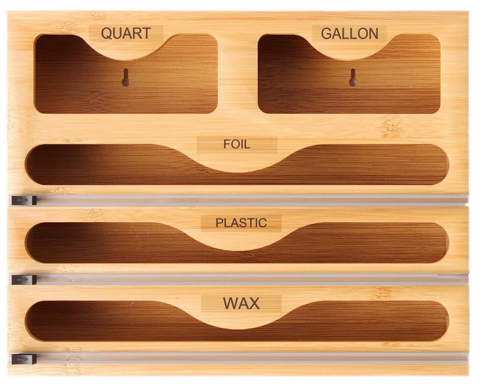 Distributeur d'emballages avec cutter, support mural en aluminium et film étirable pour le rangement de la cuisine, accès facile et coupe efficace pour la cuisine et la préparation des aliments