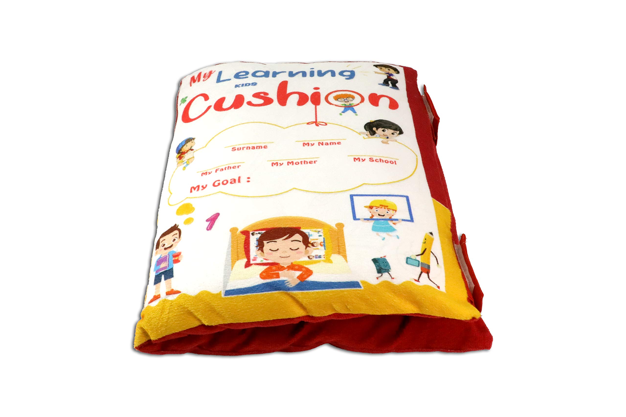 Sahaj Fashion Velvet Kids Cushion Book for Interactive Learning Experience (B08D3JVYCF) Amazon Price History, Amazon Price Tracker