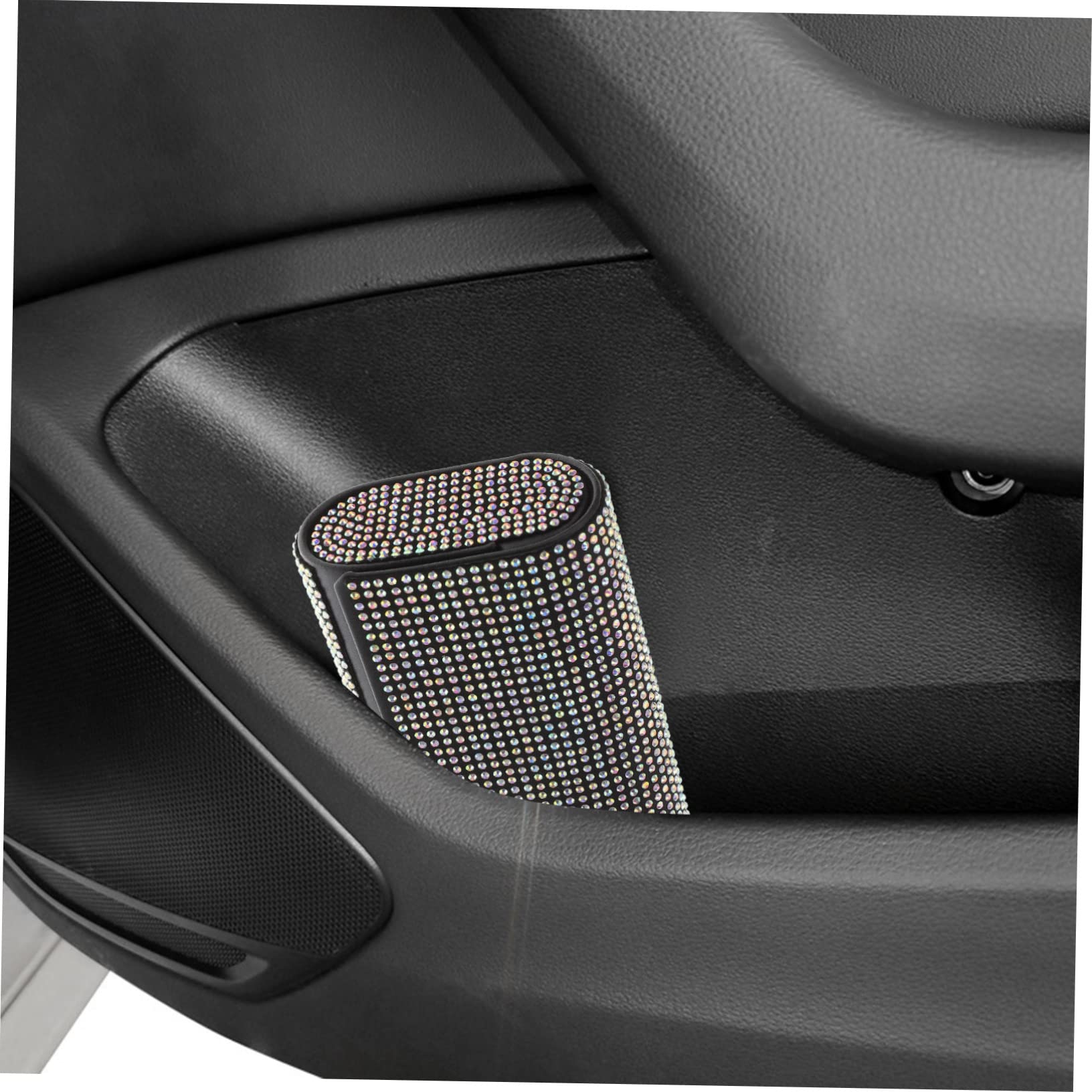 iplusmile 3pezzi Portaocchiali Da Sole Per Auto Con Design Strass Scintillanti Accessorio Per Donne Protezione Occhiali Contro Graffi Per Auto Camion e Rv