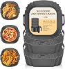 3Pcs Silicone Air Fryer Liners 3-7L, Reusable Air Fryer Accessories Food Grade Silicone Greaseproof Airfryer Baking Tray Basket Rack Kitchen Gadgets Essentials Compatible with Ninja, Tower, COSORI