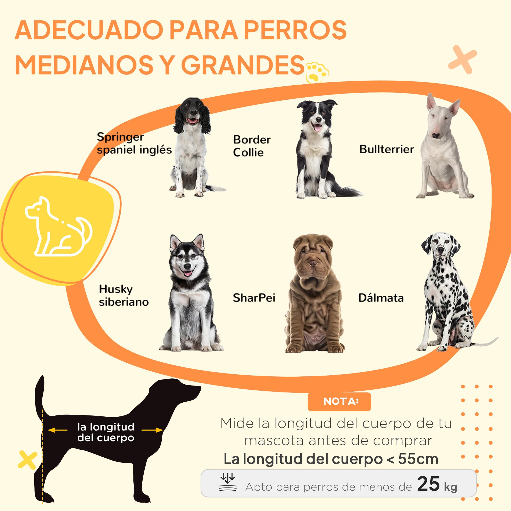 PawHut Jaula para Perros Mesa Auxiliar con Cojín Lavable Casa para Mascotas con Estructura de Acero para Perros Medianos y Grandes 90x58x65 cm Roble