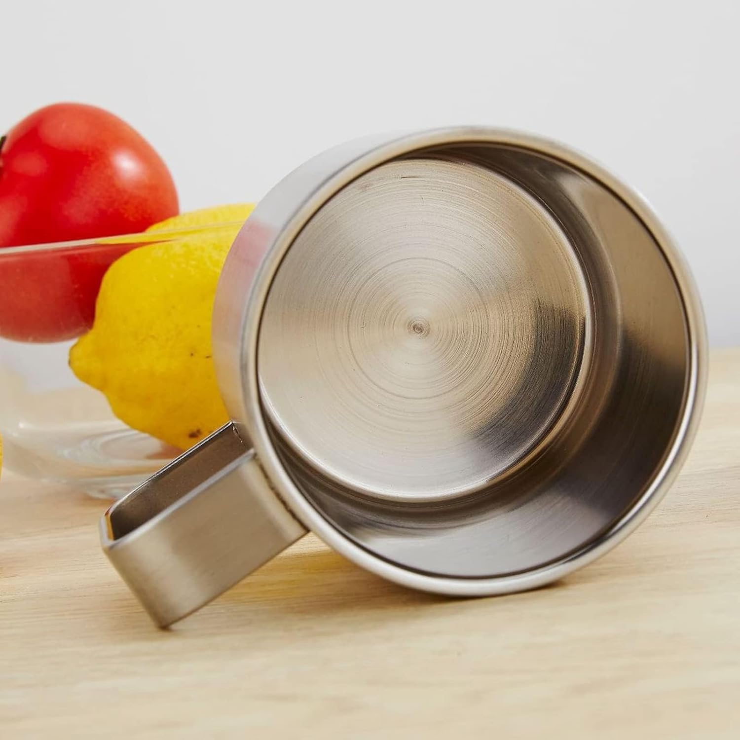 Cyrank Stainless Steel Coffee Mug, Camping Coffee Mugs with Handle Double Wall Travel Coffee Mug Travel Mug Beer Mug Insulated Mug(400ml) - Image 6