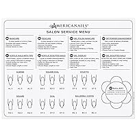 Vista 7 de Americanails Mini - Alfombra de acrílico de entrenamiento para uñas, hoja de silicona para principiantes, aplique uñas acrílicas con plantilla