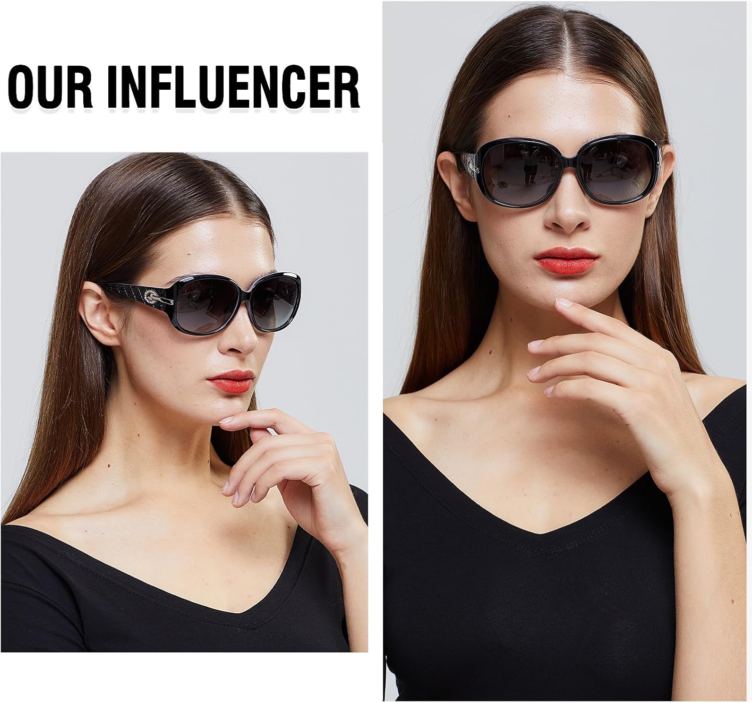 DUCO Classic Sunglasses for Women polarized womens sunglasses 100% UV Protection Shades 6214