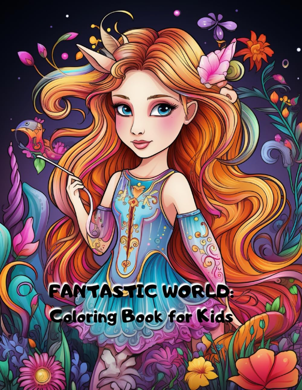 FANTASTIC WORLD: Coloring Book for Kids