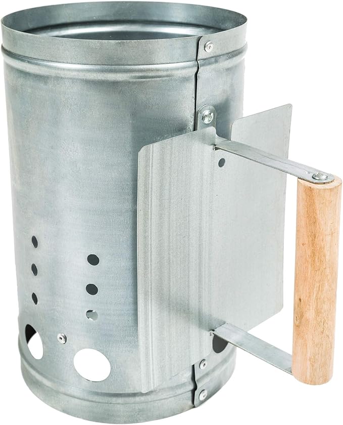 TecTake BBQ Barbecue Chimney Starter Charcoal Grill Rapid Quick Coal