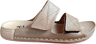 شبشب رجالي مصنوع من الجلد – سليبر أنيق بنعل رابر مريح ومقاوم للانزلاق - موديل 102