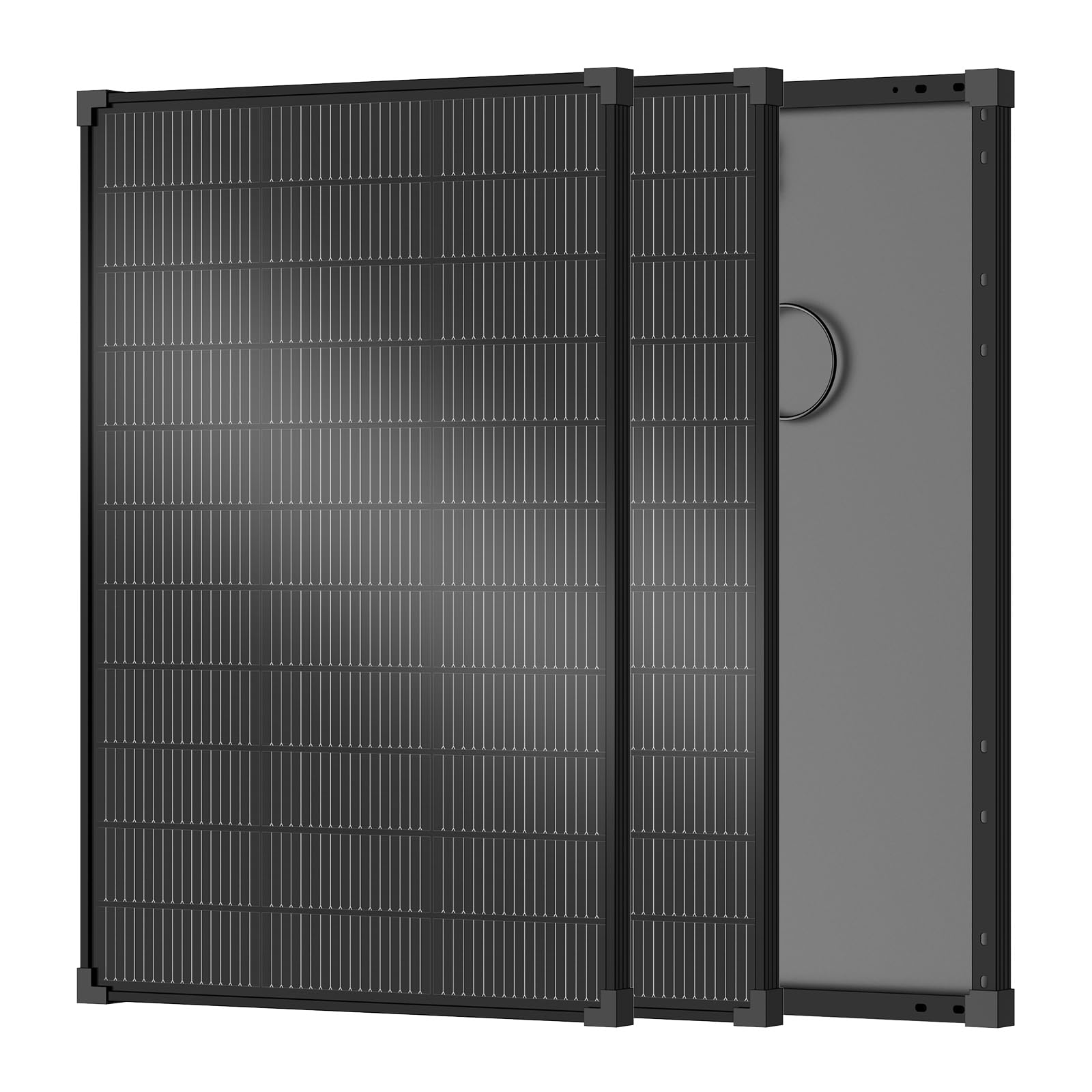 Confezione da 2 pannelli solari monocristallini da 100 Watt, colore nero, 12 V tipo N 16BB, con alta efficienza del 25,2%, modulo fotovoltaico da 200 W, pannello solare impermeabile IP68 per camper