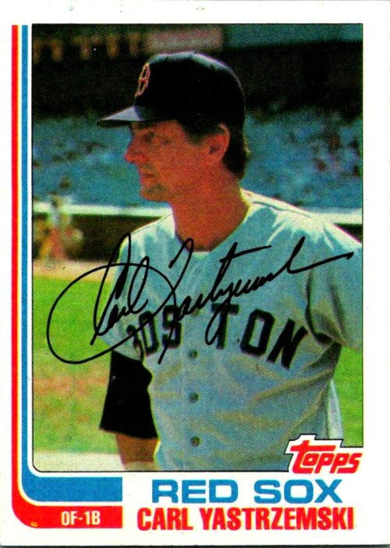 Amazon.com: 1982 Topps Baseball #650 Carl Yastrzemski Boston Red