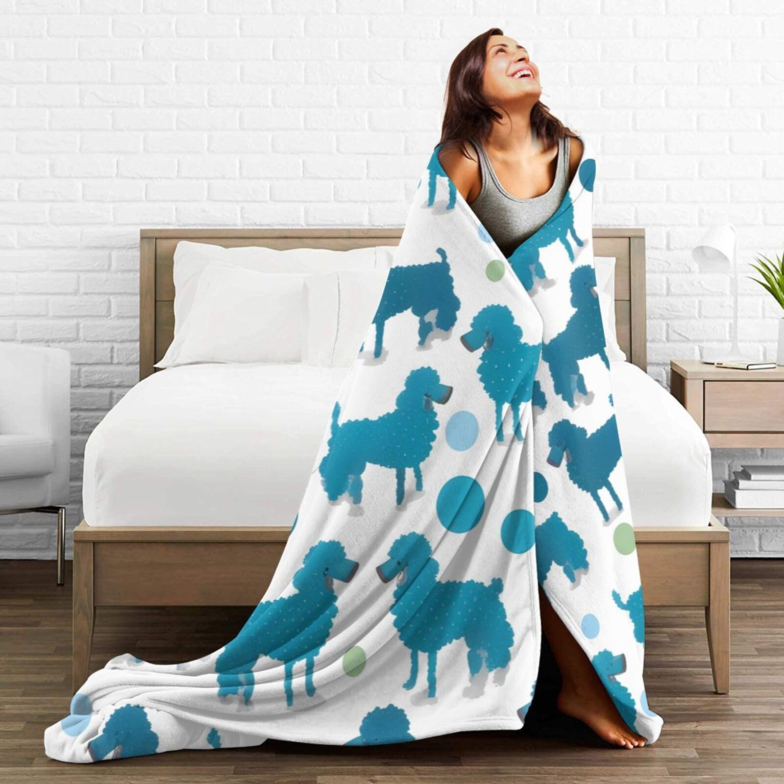 Newwiee Fleece-Decken Set – 15 Stück, 127 X 152 Cm, Marineblau, Doppelseitig Weich & Warm