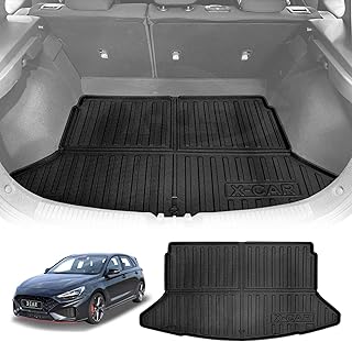 X-CAR Boot Liner for Hyundai i30 Hatchback 2018-2025 Non Heigh Ajustable Boot Heavy Duty Cargo Trunk Cover Mat Luggage Tray