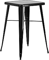 Vista 5 de Flash Muebles Mason 3 pieza Metal Pub Juego de mesa