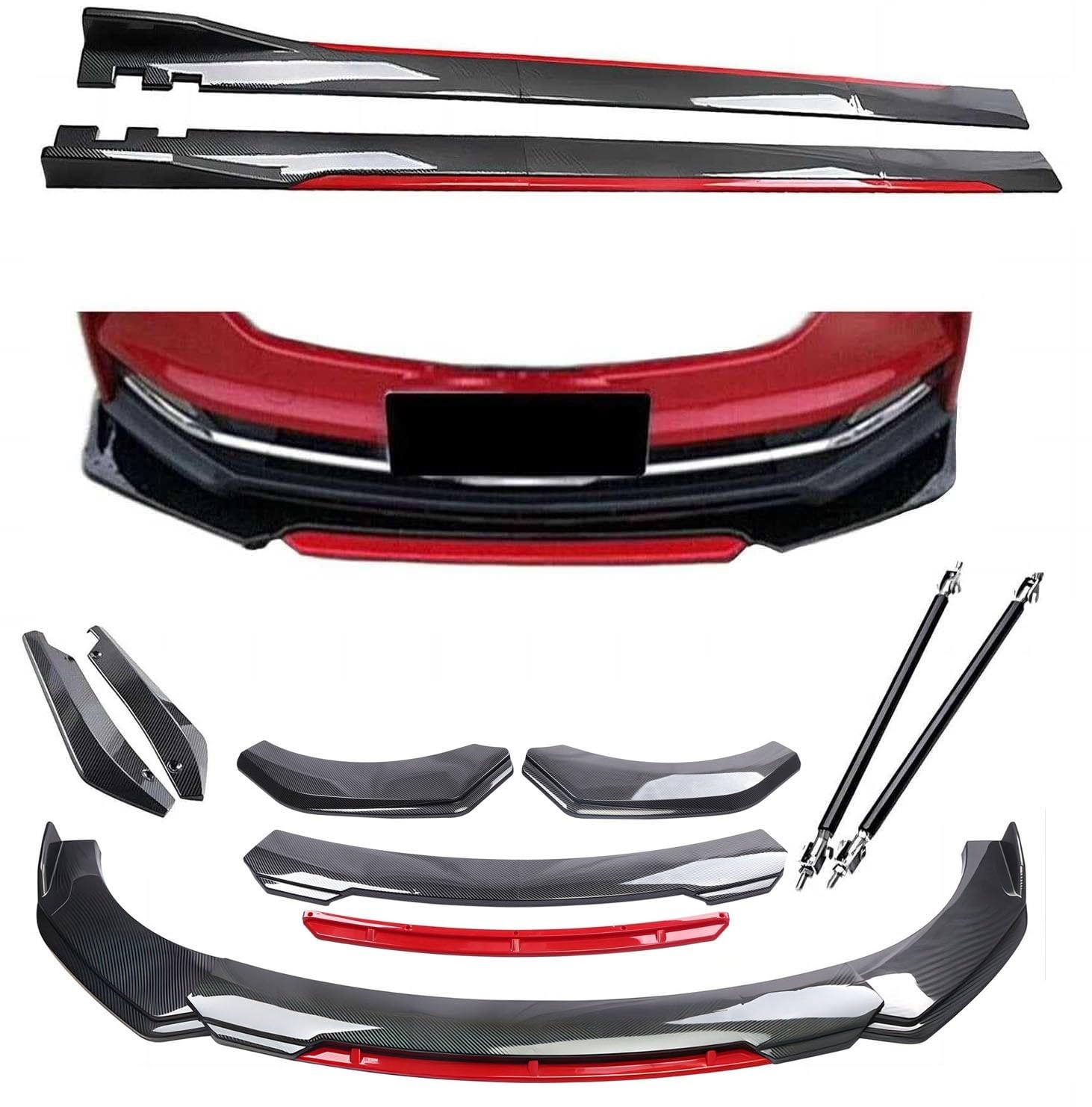 Amazon | マツダフレアワゴン MM32S/42S型 に適用バンパースポイラー