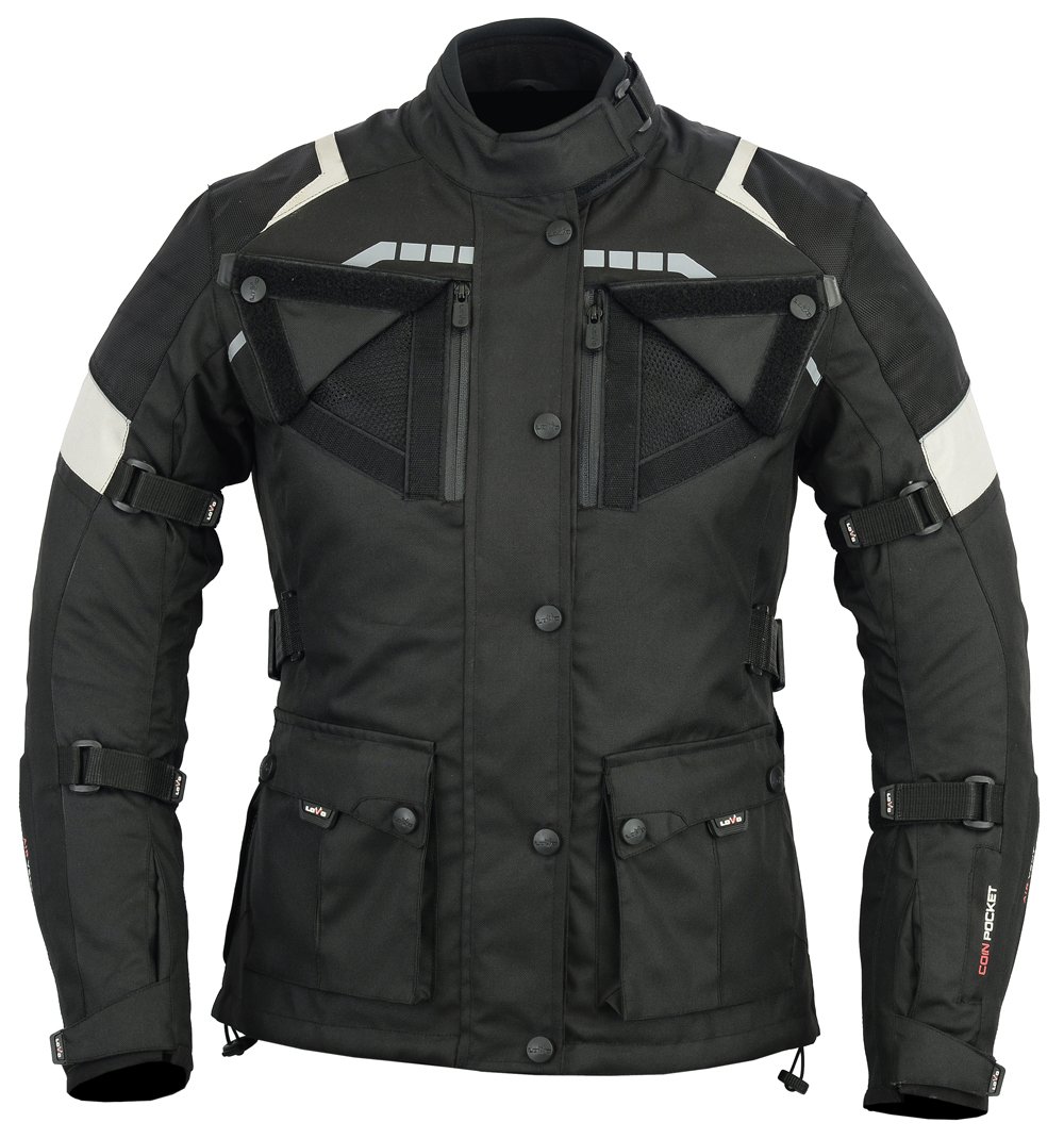 Chaqueta 3/4 para moto (Mujer) (3XL)