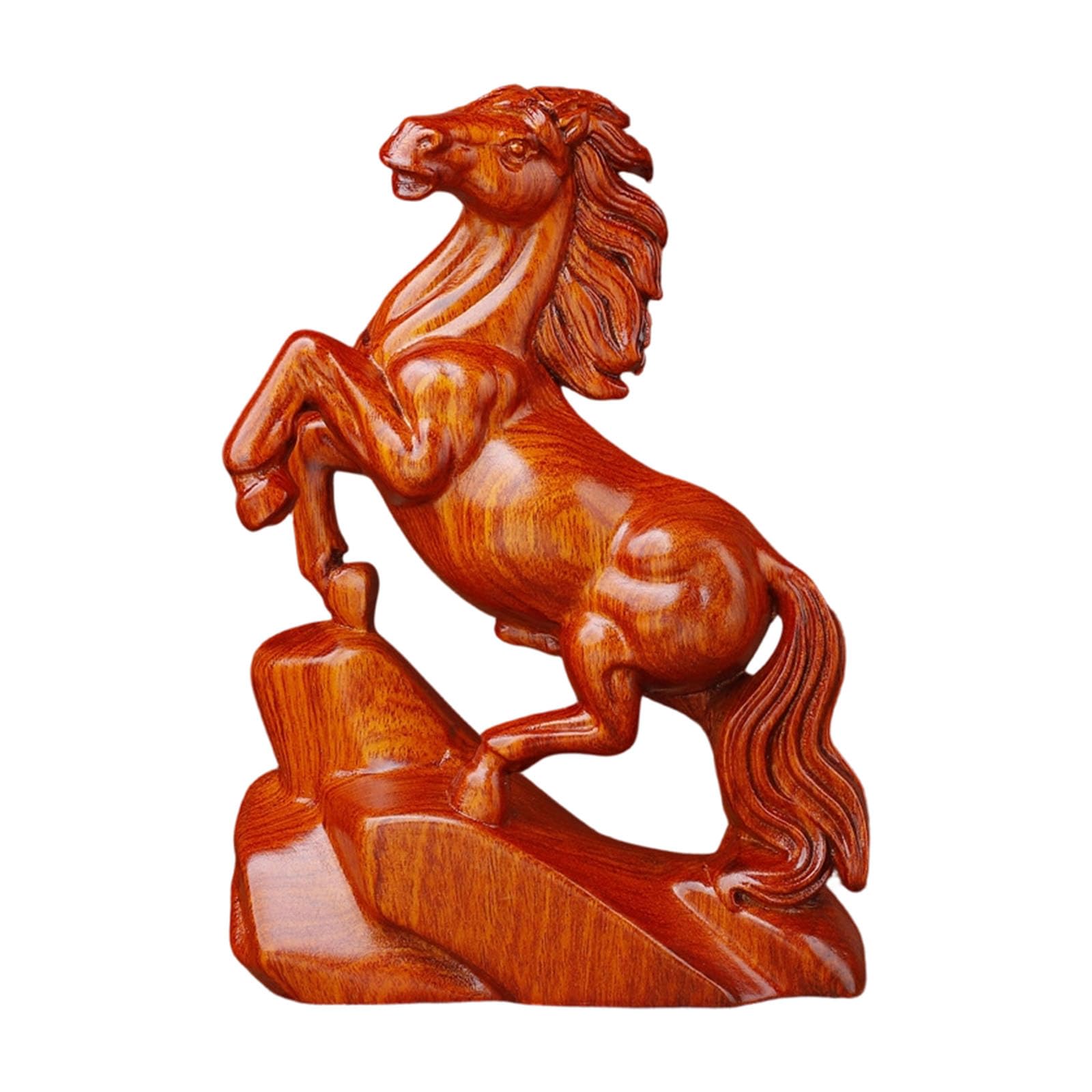 Kaeltsyn Lucky Wealth Horse Statues Sculptures Animal Statue Collectibles Figurines Feng Shui Ornament Home Decorations Gift Animal Statue Sculpture