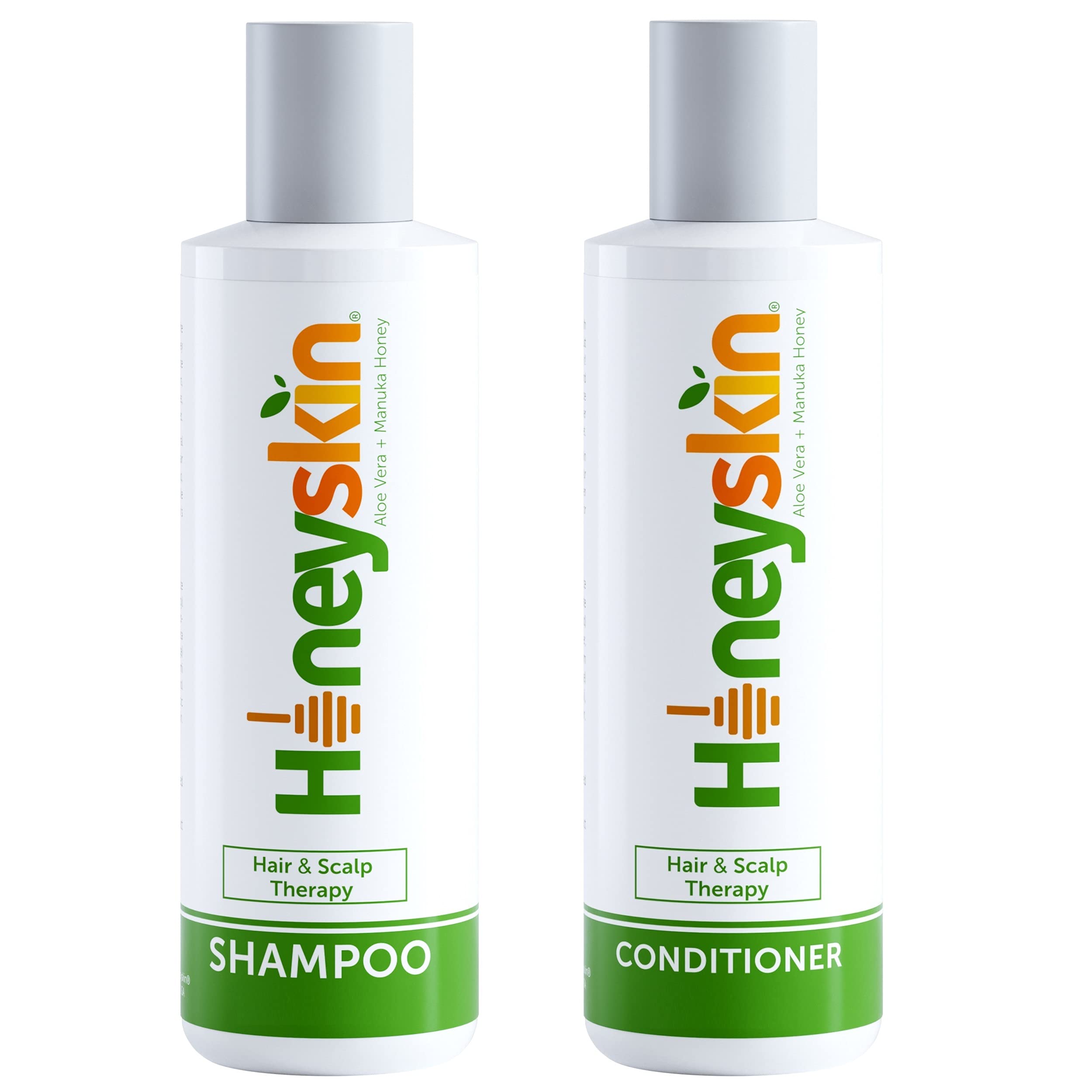 Hair Growth Shampoo and Conditioner Set with Manuka Honey, Aloe Vera