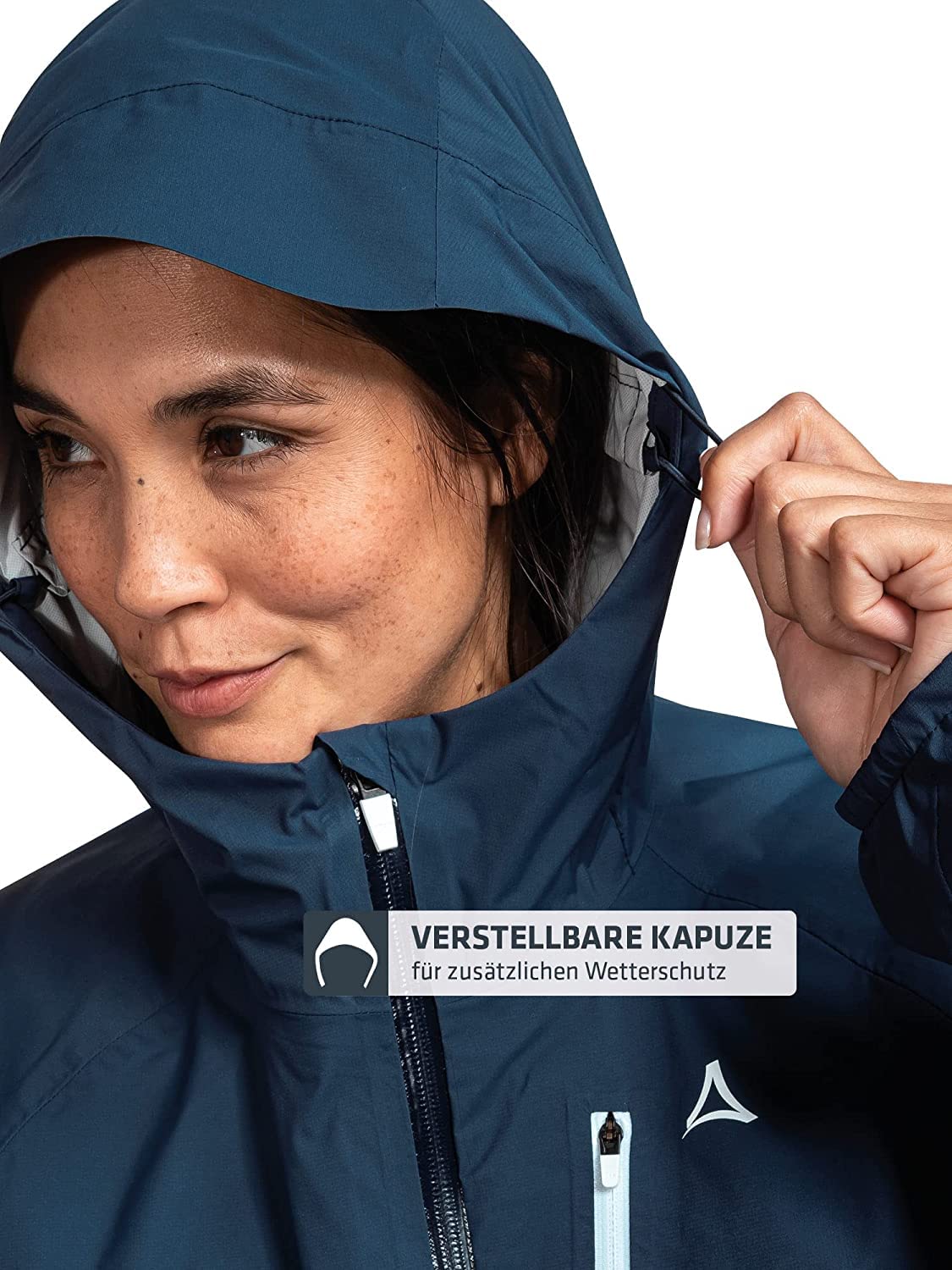 Schöffel Damen 2.5L Jacket Tegelberg L, wasserdichte, Winddichte Outdoorjacke, atmungsaktive Übergangsjacke mit geruchshemmender Innenseite