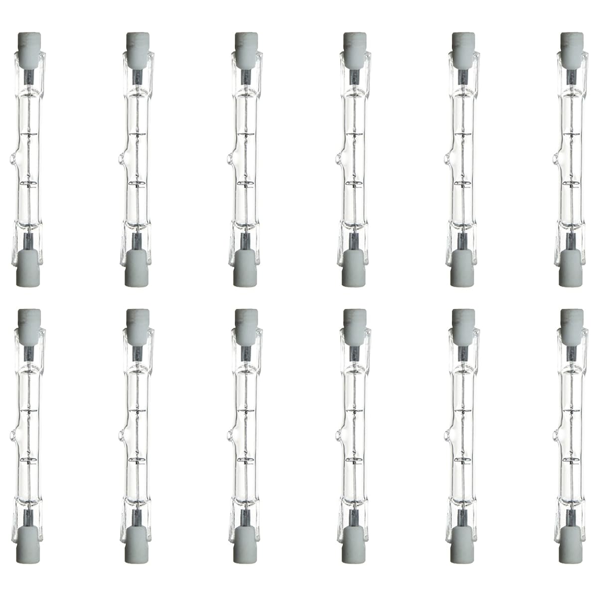 Sunlite Q150T3/CL/S/12PK Halogen 150W 120V T3 Double Ended Capsule Light Bulbs
