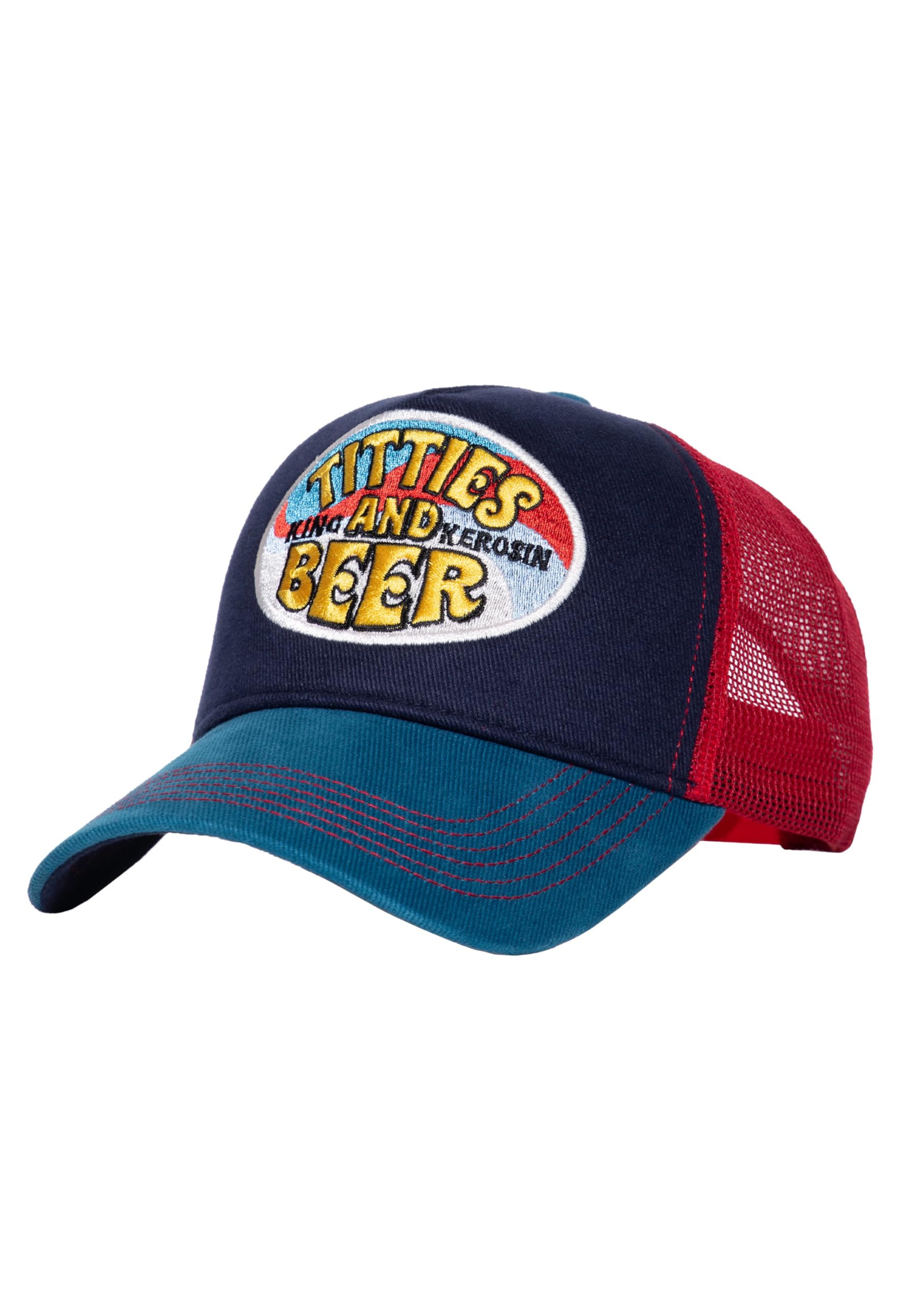 King Kerosin Titties and Beer Trucker Cap Unisex Cap Multicoloured, multi-coloured, One Size