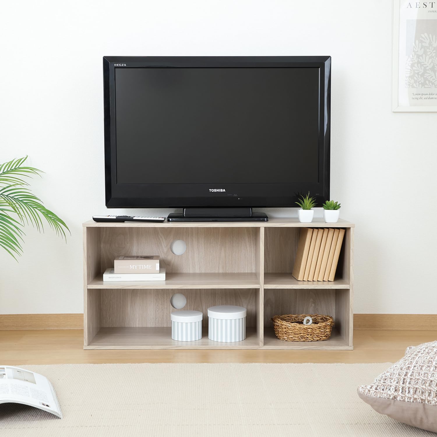 Amazon｜不二貿易 TVラック テレビ台 幅89×奥行29.5×高さ42cm アッシュ