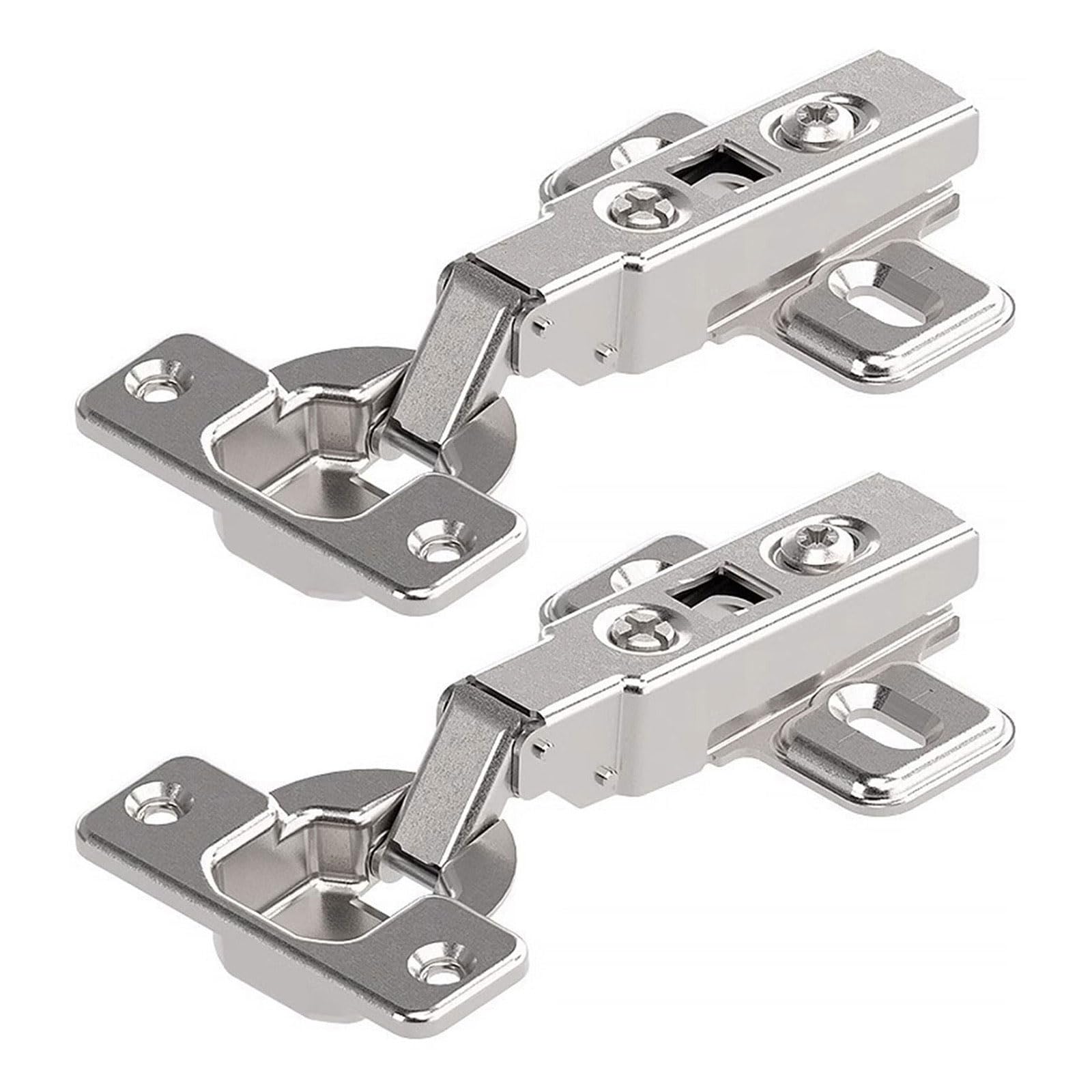 Cabinet Hinge Damper Wardrobe Cupboard Straight Arm Full Overlay Hinge Automatically Buffer Straight Arm Full Overlay