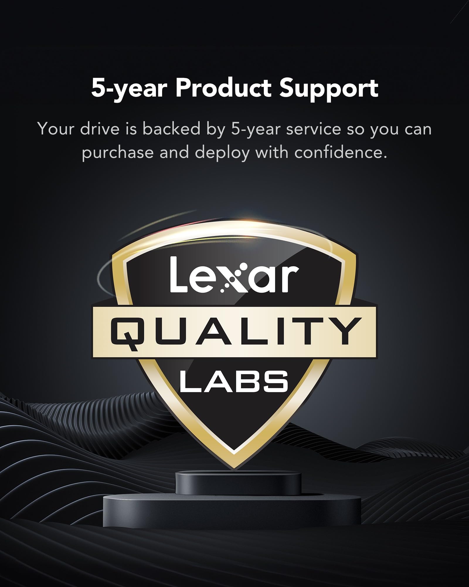 Lexar EQ790 1To SSD M.2 2280 PCIe Gen4x4 NVMe 1.4, Jusqu'à 7000 Mo/s en Lecture, 5000 Mo/s en écriture pour Les Charges de Travail Intenses et Les Jeux PC PS5, Disque SSD Interne Hautes Performances