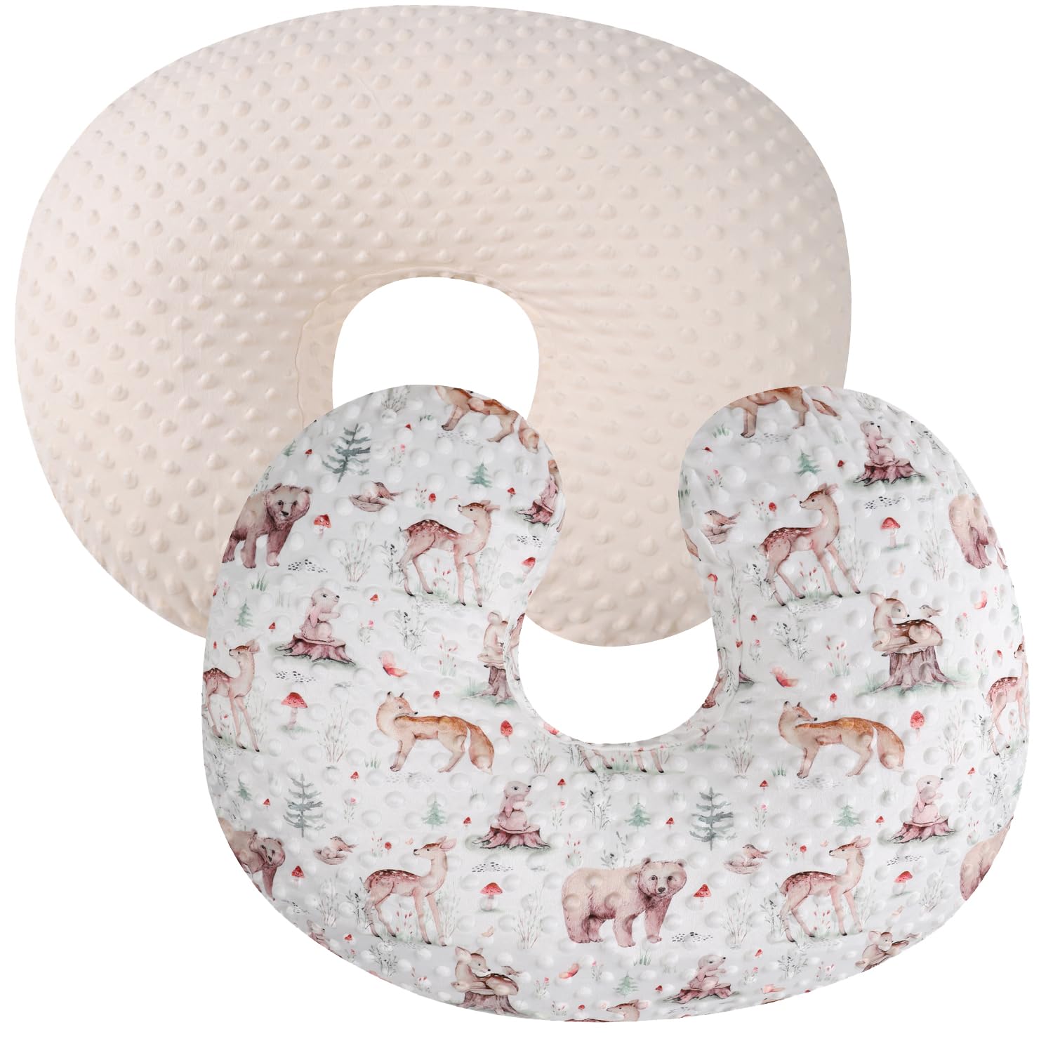 Dot Nursing Pillow Cover Set 2 Pack Compatible with Boppy Pillow