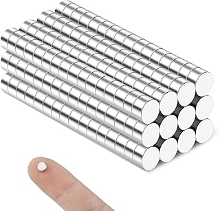 Small Magnets, 180 Pack Refrigerator Magnet 0.2x0.12 Inch Rare Earth Magnet Neodymium Magnets for Crafts, Whiteboard, Kitchen Cabinet 5x3mm