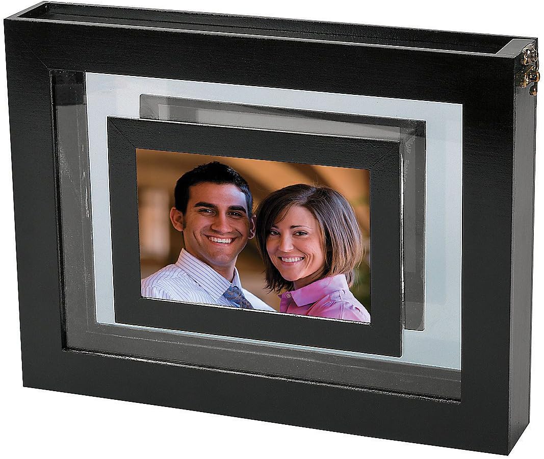 Unity Sand Ceremony Picture Frame (Wood) Wedding Decorations and Home Decor