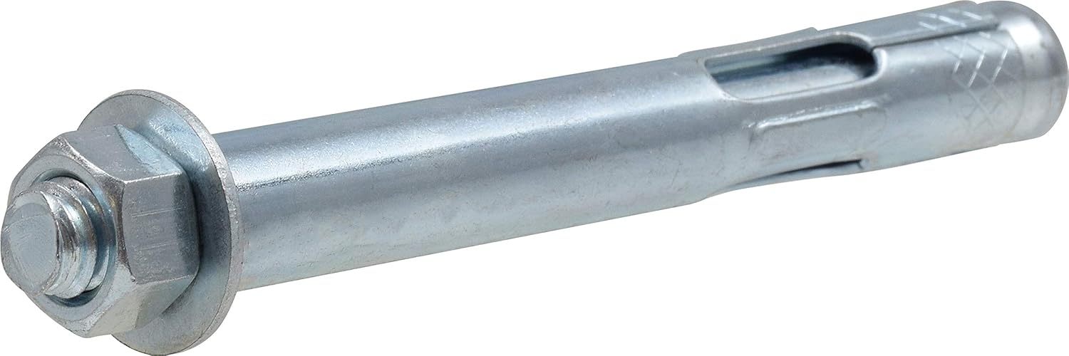 Hillman 370808 Hex Head Sleeve Anchor, 1/2 X 4-Inch, 25-Pack