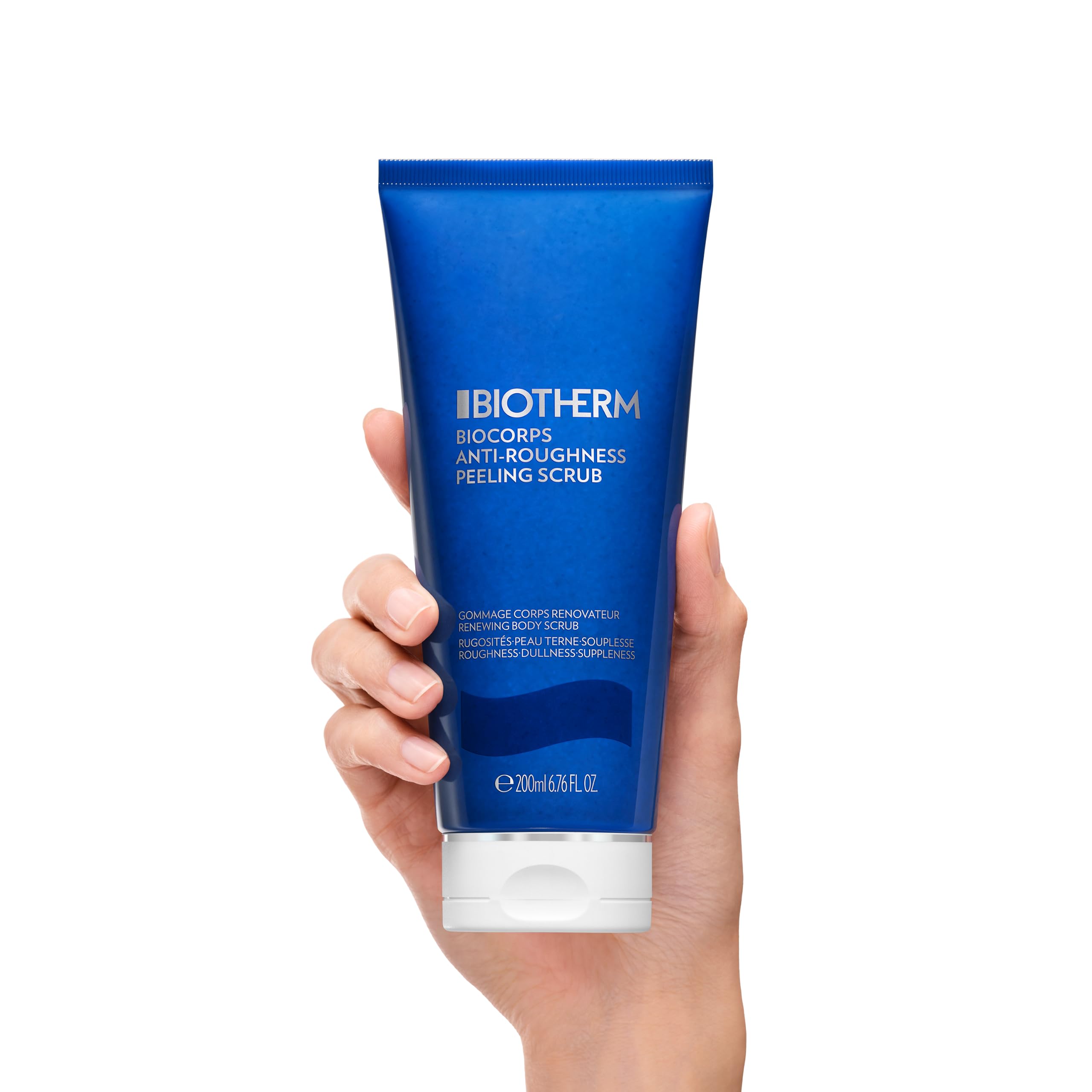 Biotherm Biocorps Body Scrub, Körperpeeling gegen rauhe Haut, erneuernder Body Scrub, für jeden Hauttyp, 200ml