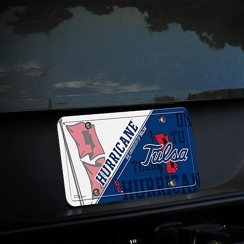 Miniatura 64 de NCAA etiqueta de metal para auto, negro