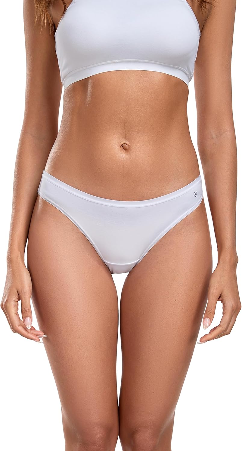 ANLIQI Modal Underwear Women Supersoft Bikini Panties for Women Pack Hi Cut Hipster Breathable Comfy Stretchy Ladies Undies - Image 6