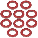 10 PCS 90430-08020 Outboard Lower Unit Oil Drain Gasket for Yamaha 4 Stroke Models 3/8"-16 Drain Fill Screw Gear Case Seal Gasket 90430-08003