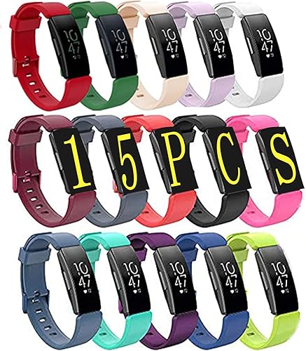Correa de repuesto para Fitbit Inspire 3, Inspire 2, Inspire HR, Ace 2, Ace 3, accesorios deportivos, correa de reloj clásica de TPU de 15 colores