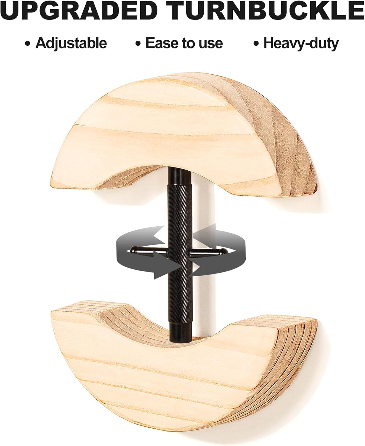 Hat Stretcher, Hat Stretchers for Fitted Hats, Wooden Hats Stretcher with Lever Wrench, Extender for Men Cowboy Baseball Cap - Image 5