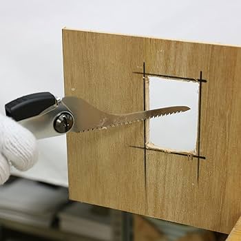 Amazon | 角利 替刃式折込鋸 引き廻し130㎜ 4954 | 折込のこぎり