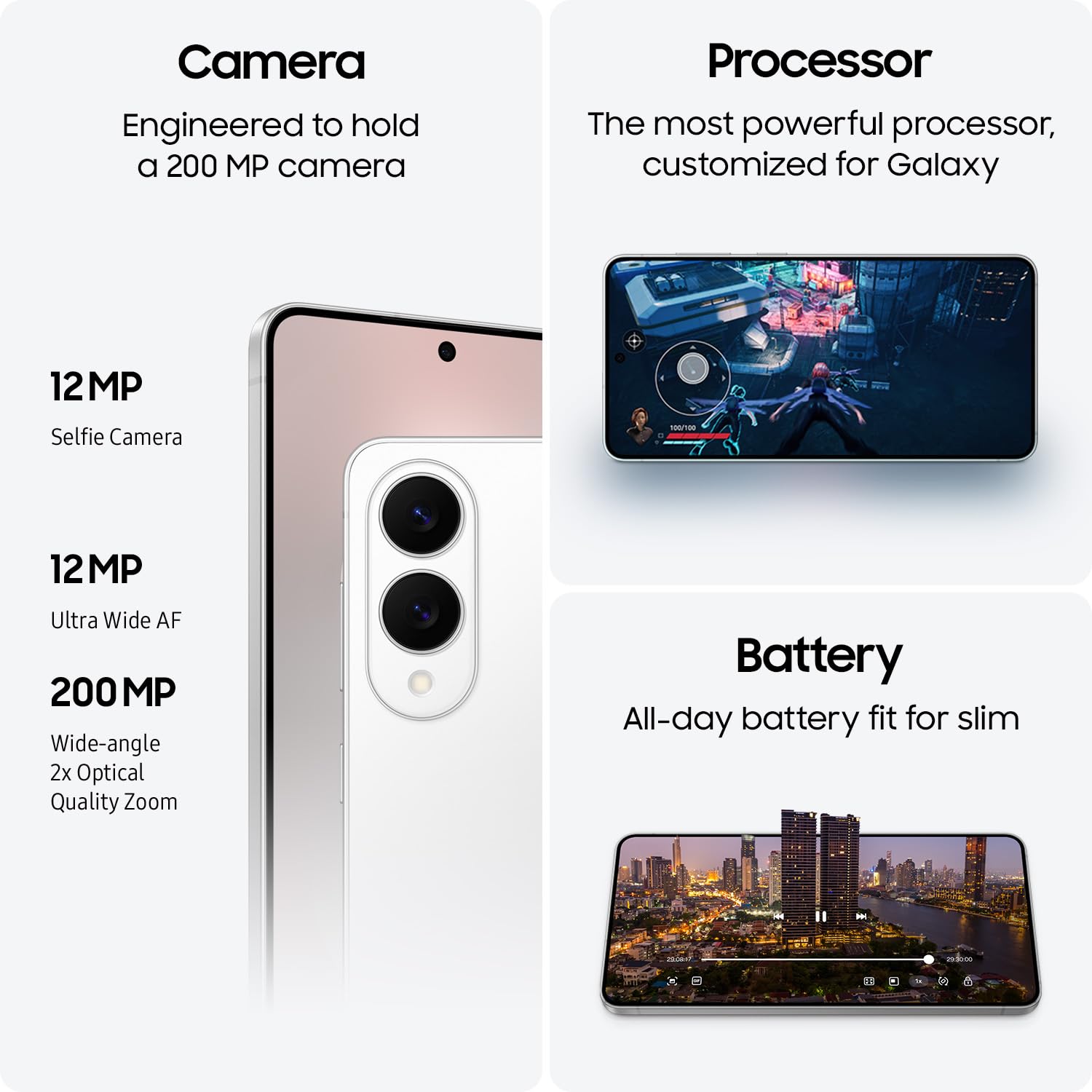 Samsung Galaxy S25 Edge (256GB) Ultra-Slim, Galaxy AI, 6.7″ LTPO